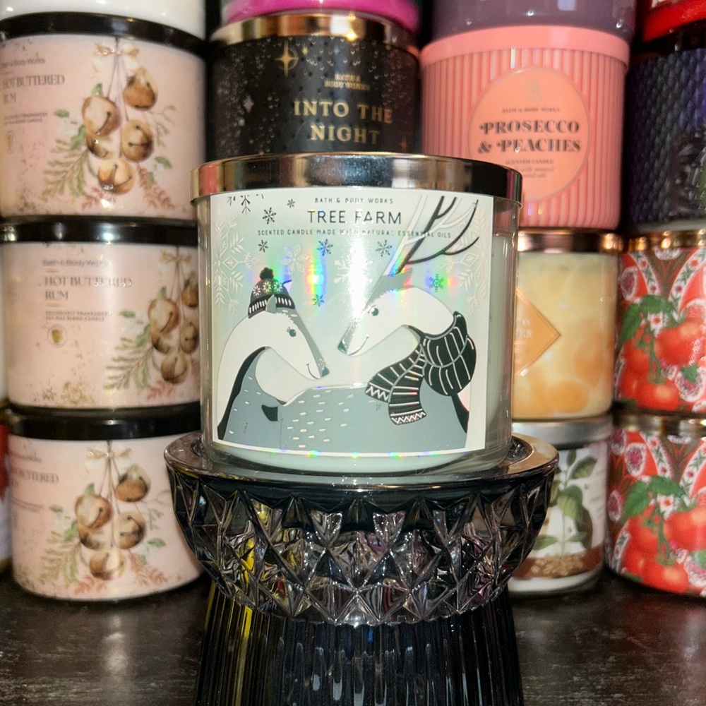 Bath and Body Works Tree Farm 3 Wick Candle